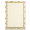 Certificate Papers with Foil Seals 90gsm A4 Bronze Wave [Pack 30]