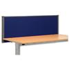 Trexus Plus Flat Top Screen Desktop W1600xD52xH480mm Blue - 756341