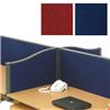 Trexus Plus Shaped Top Screen Desktop W1800xD52xH480mm Royal Blue