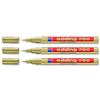 Edding 780 Paint Marker Xylene and Toluene-free 0.8mm Line Gold Ref 780053 [Pack 10]