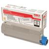 OKI Laser Toner Cartridge Page Life 6000pp Black [for C5600 C5700] Ref