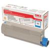 OKI Laser Toner Cartridge Page Life 5000pp Cyan [for C5800 C5900 C5550