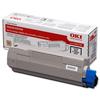 OKI Laser Toner Cartridge Page Life 8000pp Black [for C5650 C5750] Ref