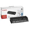 Canon CRG-715 Laser Toner Cartridge Page Life 3000pp Black - 1975B002