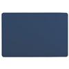 Durable Desk Mat Contoured Edge with Foam Anti-slip Backing W530xD400mm Dark Blue Ref 7102/07