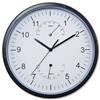 Wall Clock with Temperature and Hygrometry Dials Diameter - C925-BK