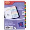 Avery ReadyIndex Dividers Card with Coloured Contents - 02004501