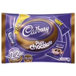 Cadbury Variety Treatsize Selection Chocolates 22 Bars in 345g Bag Ref A07034