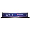 Verbatim DVD+R Recordable Disk Lightscribe Write-once Spindle 16x 120m