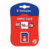Verbatim SD Media Memory Card High Capacity 16GB - 44021