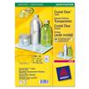 Avery Laser Labels 1 Per Sheet 210x297mm Clear [25 Labels] - L7784-25