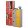 Trexus 2 Door Locker ACTIVECOAT W305xD305xH1220mm Silver - 806405