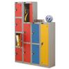 Trexus 2 Door Locker ACTIVECOAT W305xD305xH1220mm Silver Blue - 806413