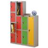 Trexus 2 Door Locker W305xD305xH1220mm Silver Green - 806489