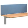 Trexus Over Desk Screen Straight 1000xD28x450mm Sky - SP809361