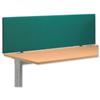 Trexus Over Desk Screen Straight 1400xD28x450mm Palm - SP809379