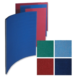 Trexus 1000 Screen Free-Standing with Stabilising Feet W1000xH1500mm Royal