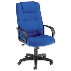 Trexus Intro Managers Armchair Back H720mm W530xD510xH470-570mm Royal Ref 10568-01