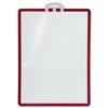 Durable Information Display Panel with Hanger Portrait or Landscape A4 Red Ref 5613/03 [Pack 10]