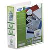 Elba Panorama Presentation Lever Arch File Clear Cover Pockets 70mm A4 White Ref 400001295 [Pack 10]