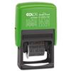 Colop S220/W Green Line Dial-A-Phrase 12 Words Self-Inking Imprint 22x4mm Black Ref 15530050 Colop S220/W Green Line Dial-A-Phrase 12 Words Self-Inking Imprint 22x4mm Black Ref 15530050