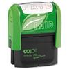 Colop Green Line Word Stamp PAID Imprint 38x14mm Red Ref 1092704040 Colop Green Line Word Stamp PAID Imprint 38x14mm Red Ref 1092704040