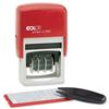 Colop Printer S260 D-I-Y Text Date Stamp Self-Inking 2 Lines Text Imprint 45x24mm Red/Blue Ref 15575000