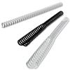 GBC Clicks Binding Comb Ring Coils 8mm Frost Black [Pack 50] - 388019E