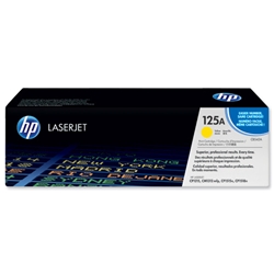 Hewlett Packard (HP) No. 125A Laser Toner Cartridge Page Life 1400pp Yellow Ref CB542A