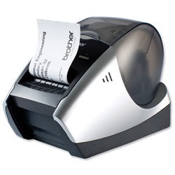 Brother QL570 Labelmaker Thermal USB Automatic Cutter 300dpi Max Width 62mm 68 Labels/minute Ref QL570ZU1