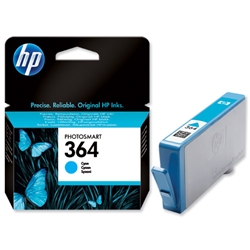 Hewlett Packard (HP) No. 364 Inkjet Cartridge Page Yield 300pp Cyan [for D5460] Ref CB318EE