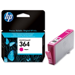 Hewlett Packard (HP) No. 364 Inkjet Cartridge Page Yield 300pp Magenta [for D5460] Ref CB319EE
