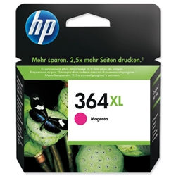 Hewlett Packard (HP) No. 364XL Inkjet Cartridge Page Yield 750pp Magenta [for D5460] Ref CB324EE