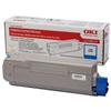OKI Laser Toner Cartridge Page Life 6000pp For C5850/C5950 Cyan Ref 43