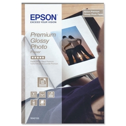 Epson Photo Paper Premium Glossy 255gsm 100x150mm Ref S042153 [40 Sheets]