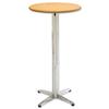 Sonix Roma Bistro Bar Table Circular D600xH1100mm Beech - PS9211