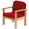 Trexus Reception Armchair Beech Cushioned Backrest H430mm Seat