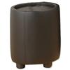 Trexus Plus Tub Reception Small Table Leather Dia330xH380mm Black
