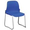 Trexus Polypropylene Skid Chair Stackable Metal Frame - SN21W00