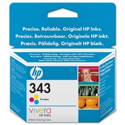 Hewlett Packard (HP) No. 343 Inkjet Cartridge Page Life 260pp Colour Ref C8766EE-abb
