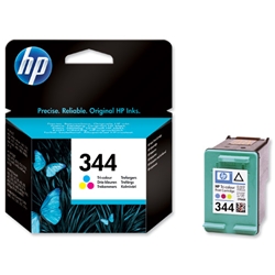 Hewlett Packard (HP) No. 344 Inkjet Cartridge Page Life 450pp Colour Ref C9363EE-abb