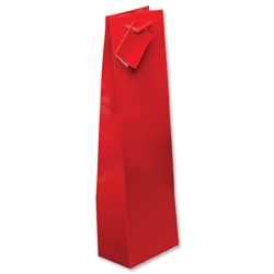 Smartbox Bottle Bag Strong Rope Handle Red Gloss Ref 05009012 [Pack 20]