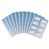 Leitz A4 Multipunched 16 - part Business Card Pockets Clear (Pack 10)