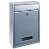Mail Box Steel 175x30mm Opening W215xD90xH320mm Silver