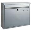 Mail Box Landscape Style 325x35mm Opening W360xD115xH315mm Silver