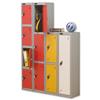 Trexus 1 Door Locker W305xD460xH1220mm Silver White - 862388