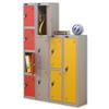 Trexus 3 Door Locker ACTIVECOAT W305xD305xH1780mm Silver - 862396
