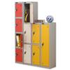 Trexus 3 Door Locker W305xD305xH1780mm Silver White - 862451