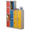 Trexus 3 Door Locker ACTIVECOAT W305xD460xH1780mm Silver Blue - 862477