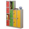 Trexus 3 Door Locker W305xD460xH1780mm Silver Green - 862493